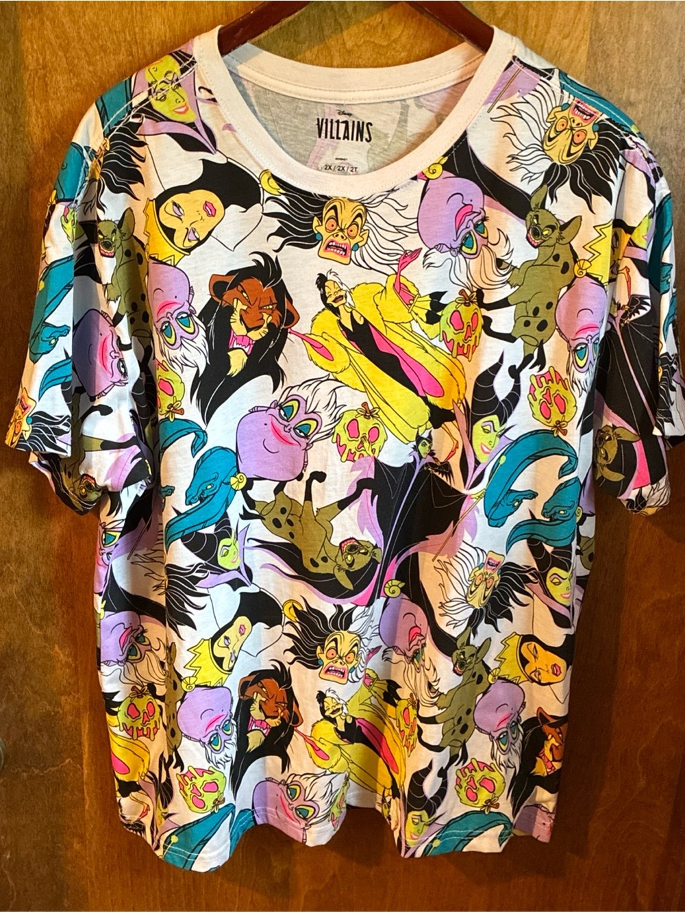 Disney Villains All Over Graphic Tee Women’s 2X